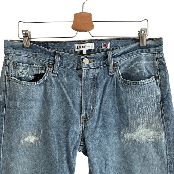 Re/Done Originals Jeans Light Repair Distressed
Size 30 - Picture 4 of 14